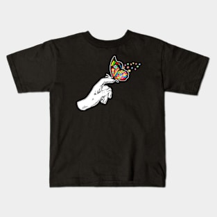 Butterfly Autism Awareness Gift for Birthday, Mother's Day, Thanksgiving, Christmas Kids T-Shirt